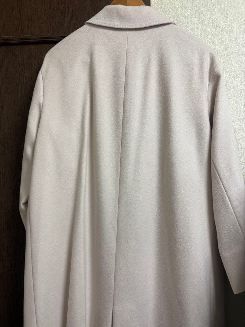 23区大きいサイズ48 ウールカシミアビーバーチェスターコート