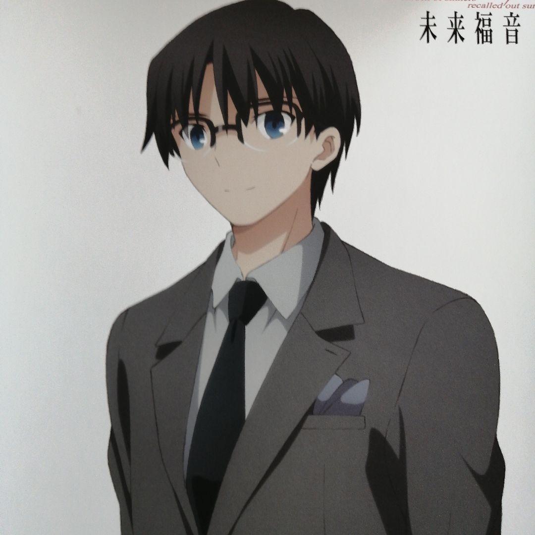 空の境界 未来福音 両儀式 黒桐幹也　ドレスアップ ポスター 2枚組