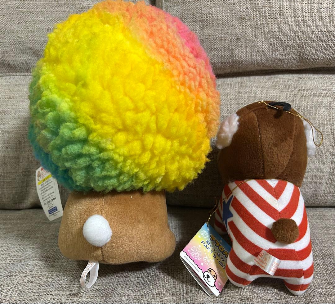 アフロ犬 ぬいぐるみ PART5・BIG ５種コンプ スーパーリーゼン犬 激レア