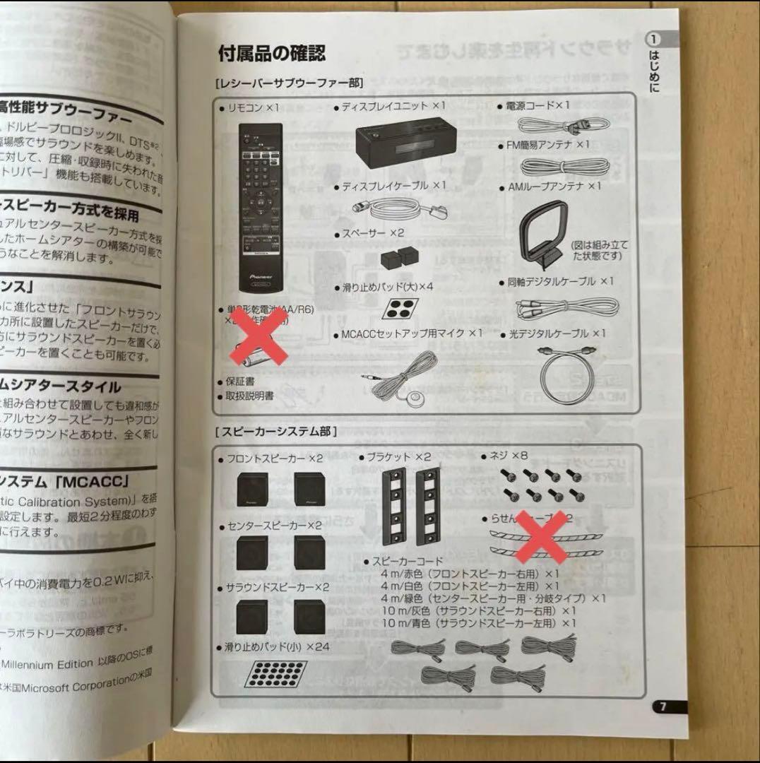 Pioneer HTP-S313 サブウーファーセット