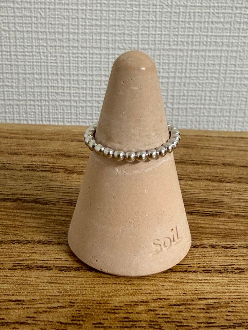 CASHO K10WG フルエタニティ　ボールリング　12号