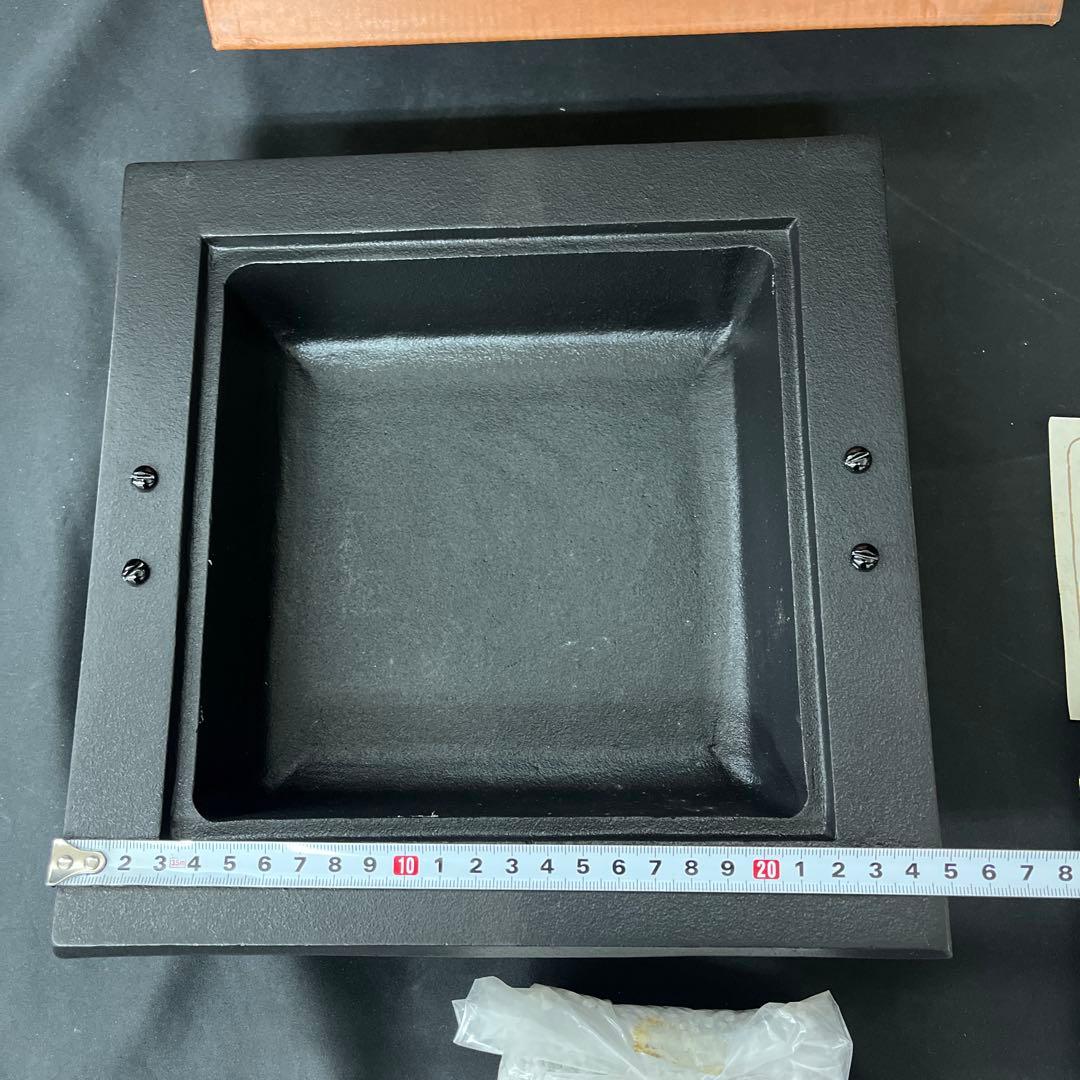 新品　未使用　囲炉裏大　南部鉄器　いろり　置物　インテリア　装飾品