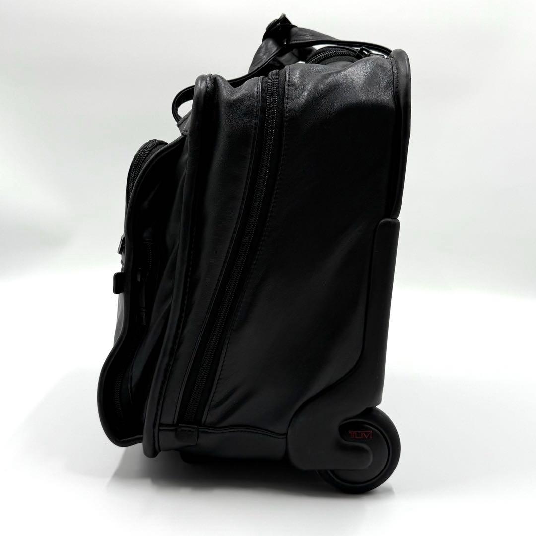 TUMI キャリーケース　オールレザー ビジネスバッグ 2way 機内持込み可