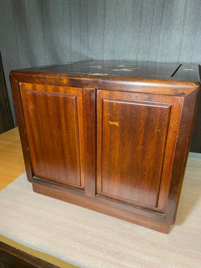 中国美術 螺鈿細工 引き出し　収納