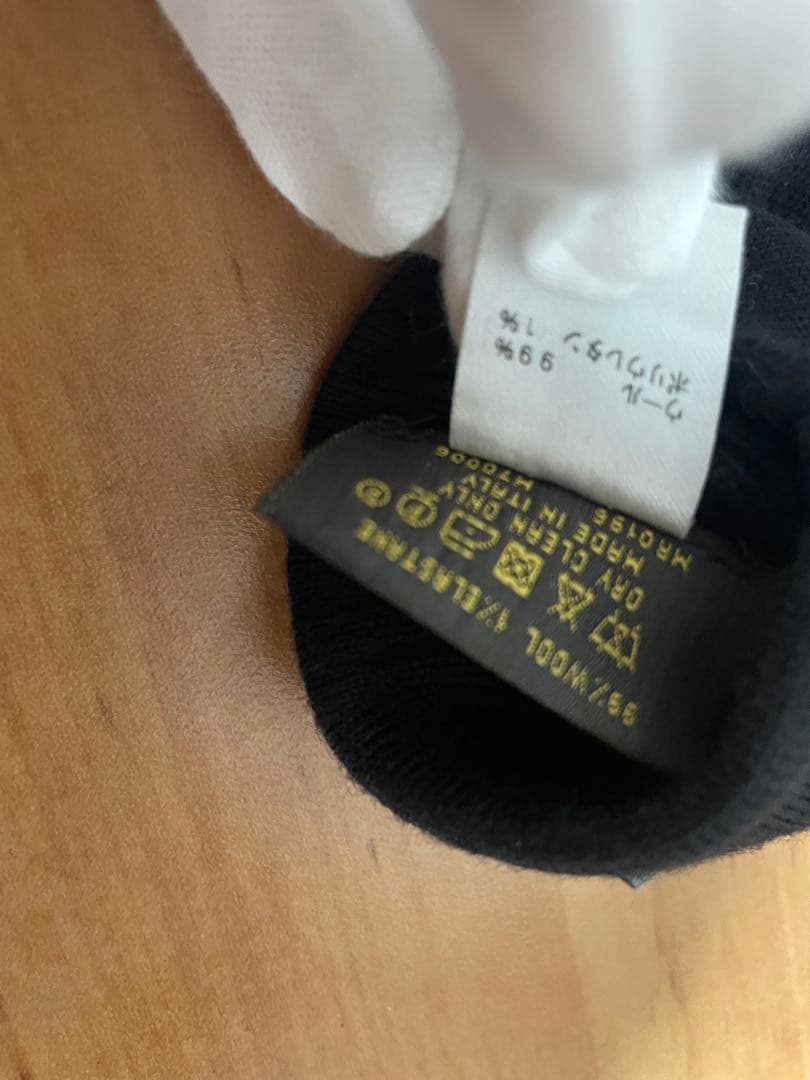 ルイヴィトン　ダミエ　黒　グレー　ブラック　手袋　グローブ　難あり　美品