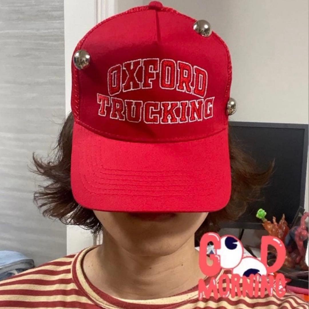 ELLA DOUGLAS キャップ レッド ポーカーズ あつむ 着用