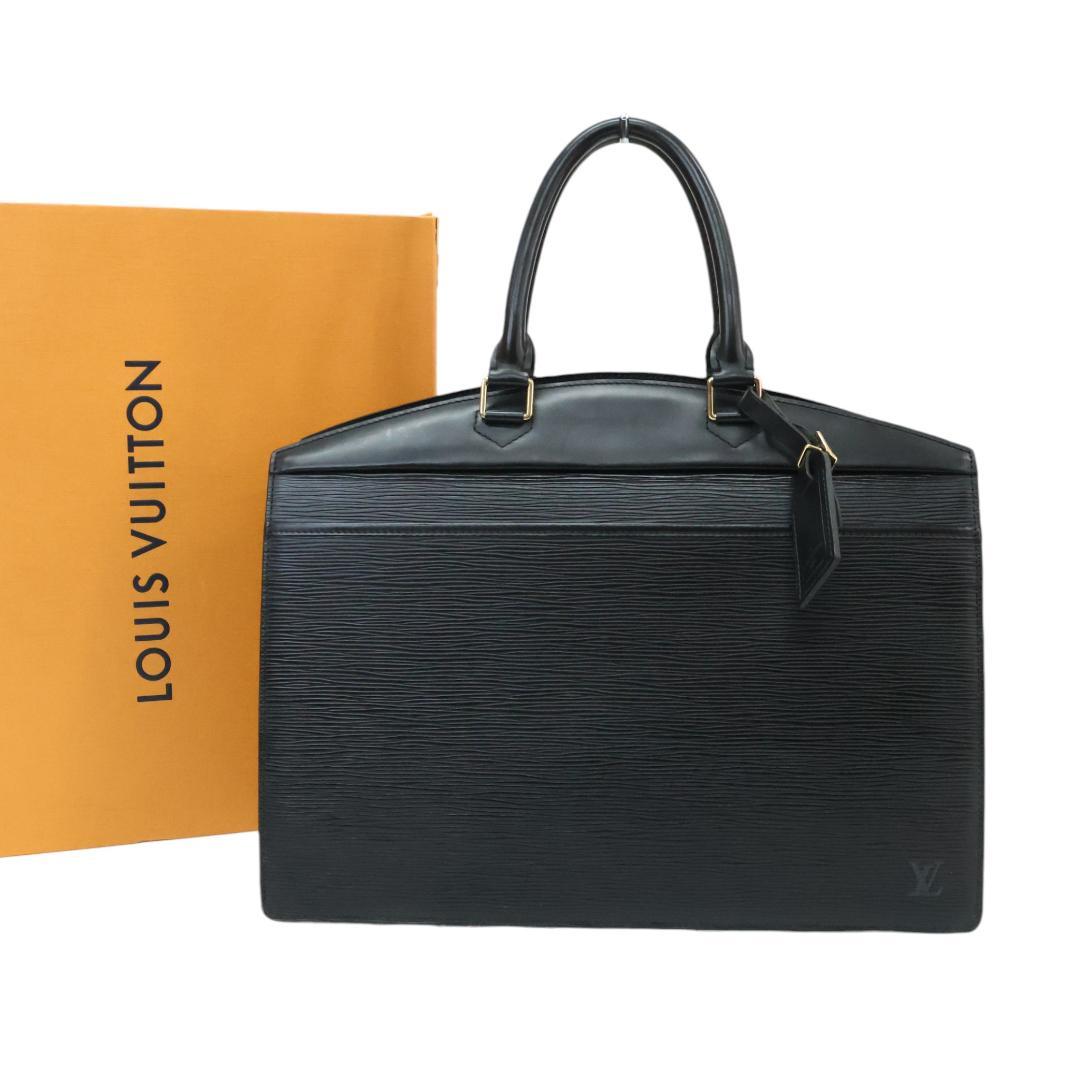 美品 ルイヴィトン リヴィエラ エピ ノワール ハンドバッグ M48182 黒