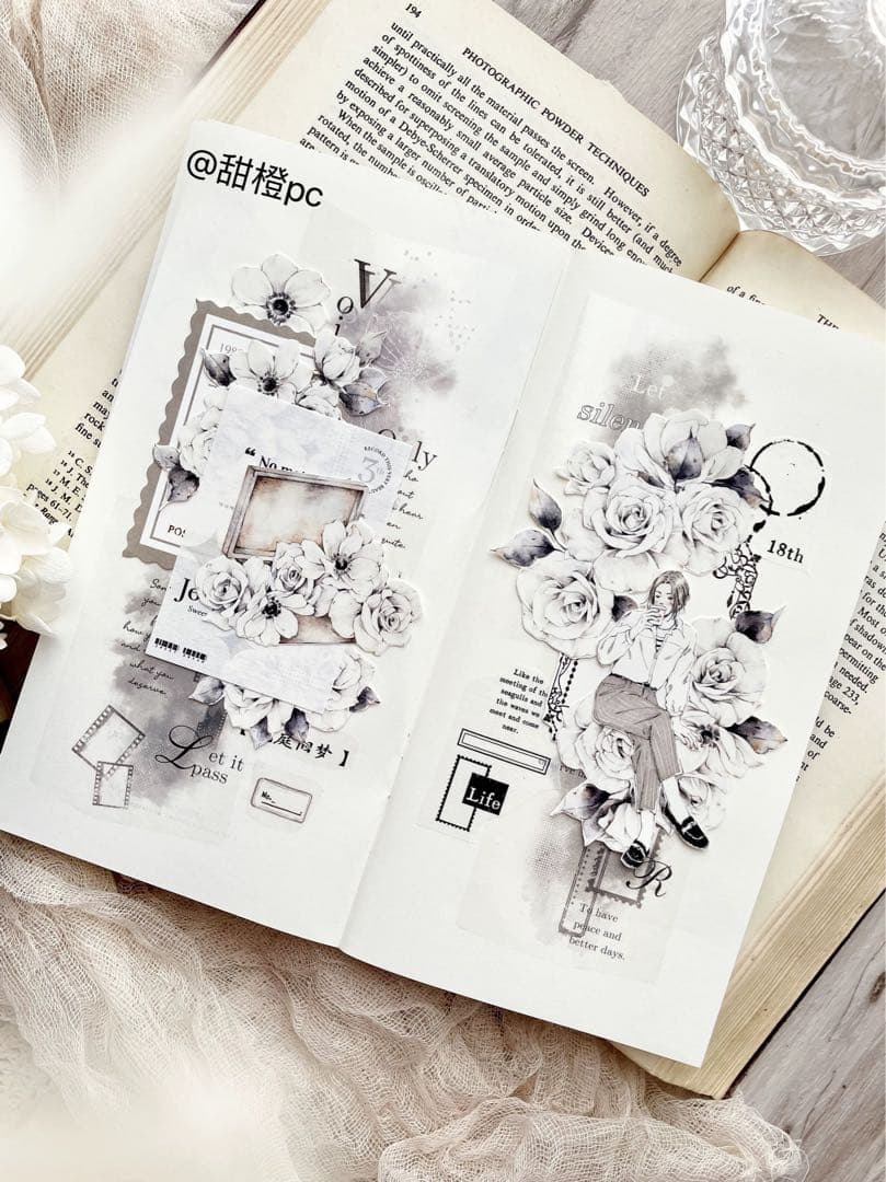 ⭐️SALE⭐️ 壹洱原创《森屿时夏》海外マスキングテープ　マステ 【2558】