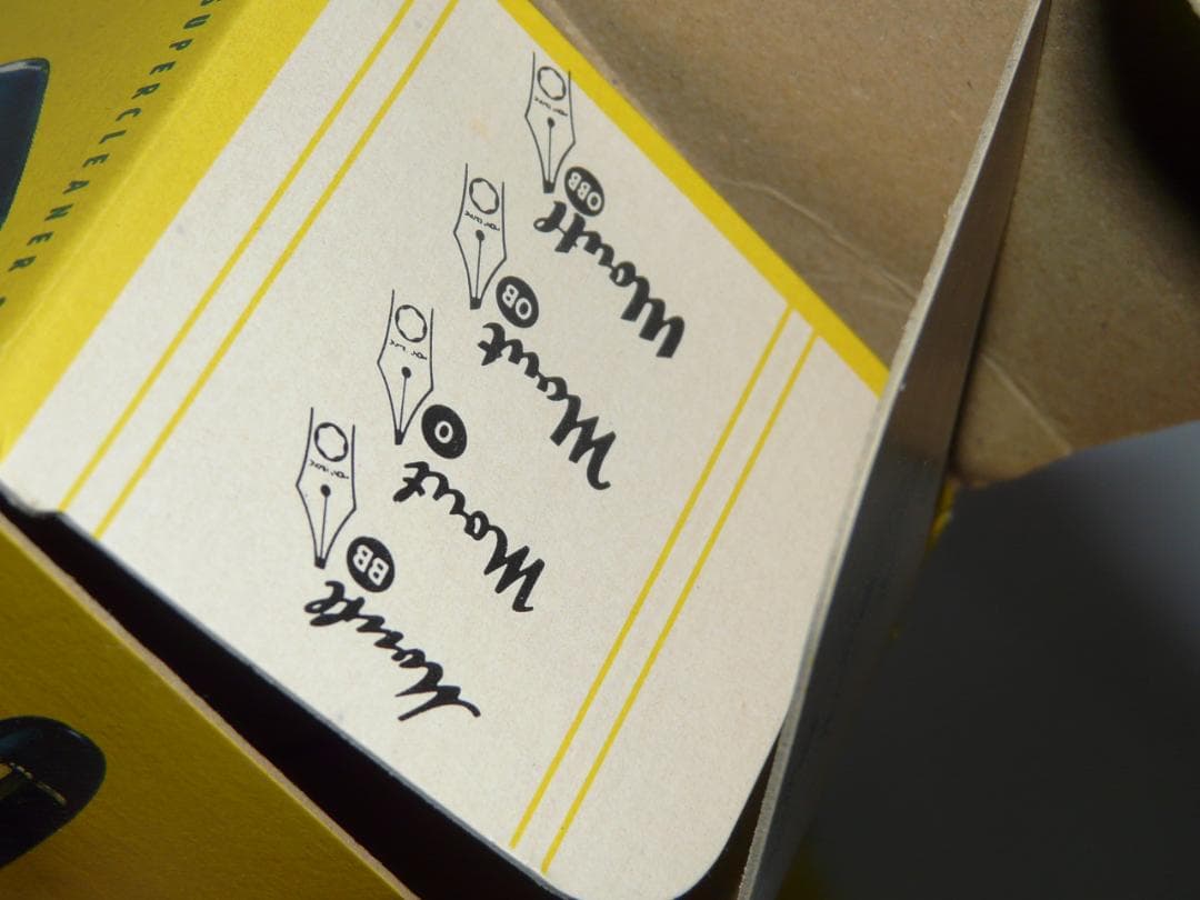 1960年代　モンブラン　ボトルインク　未開封　3個　黒　ブルーブラック 万年筆