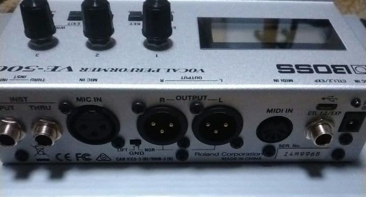 BOSS VE-500 ボーカルエフェクター 5/16まで掲載