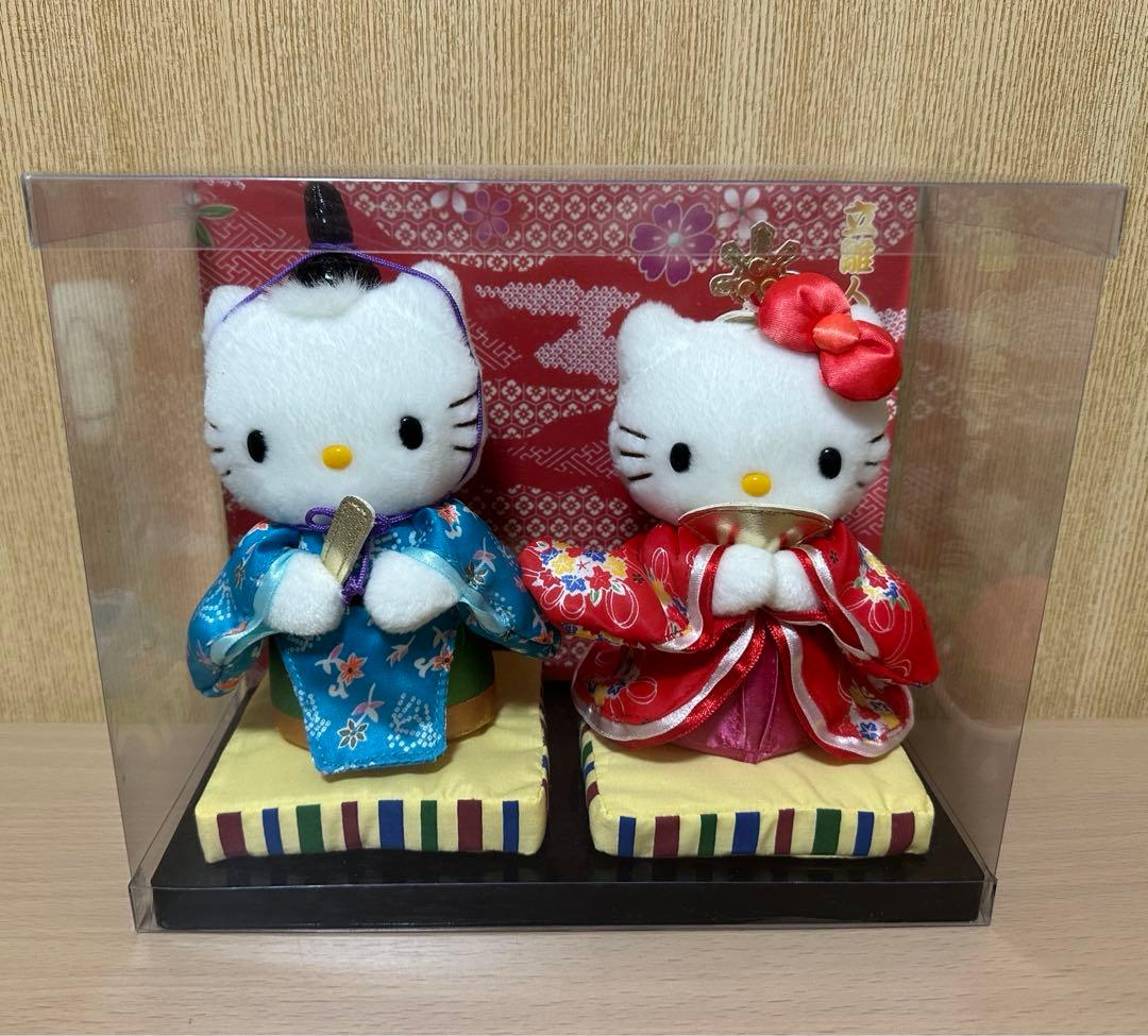 激レア ハローキティ ダニエル おひな様 ぬいぐるみ 雛人形2002年製