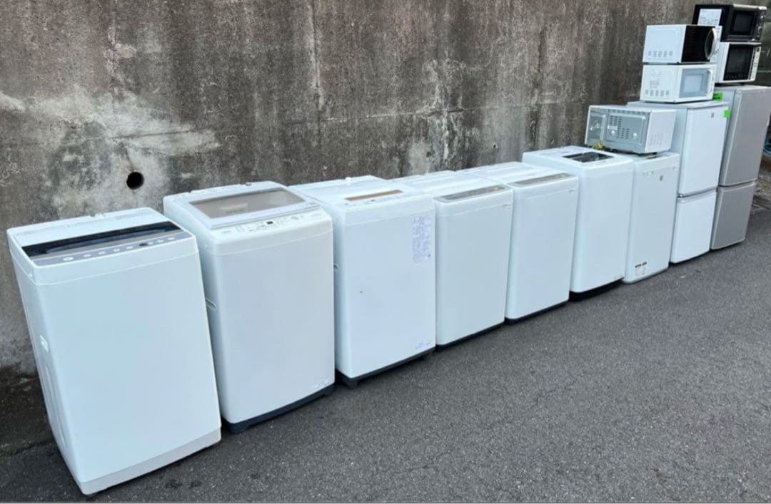 【高年式】お任せ4点セット 一人暮らし用 冷蔵庫、洗濯機、炊飯器、電子レンジ★