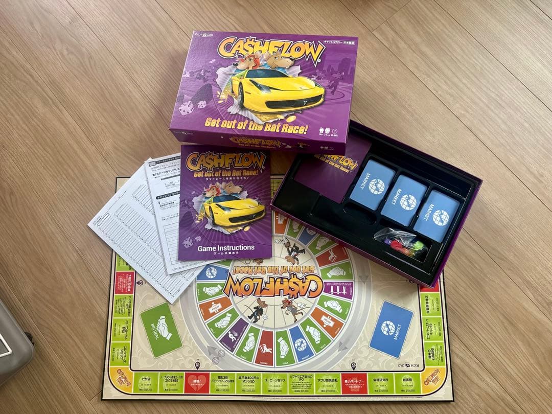 キャッシュフロー ゲーム(日本語版)-ロバートキヨサキ-金持ち父さん貧乏父さん