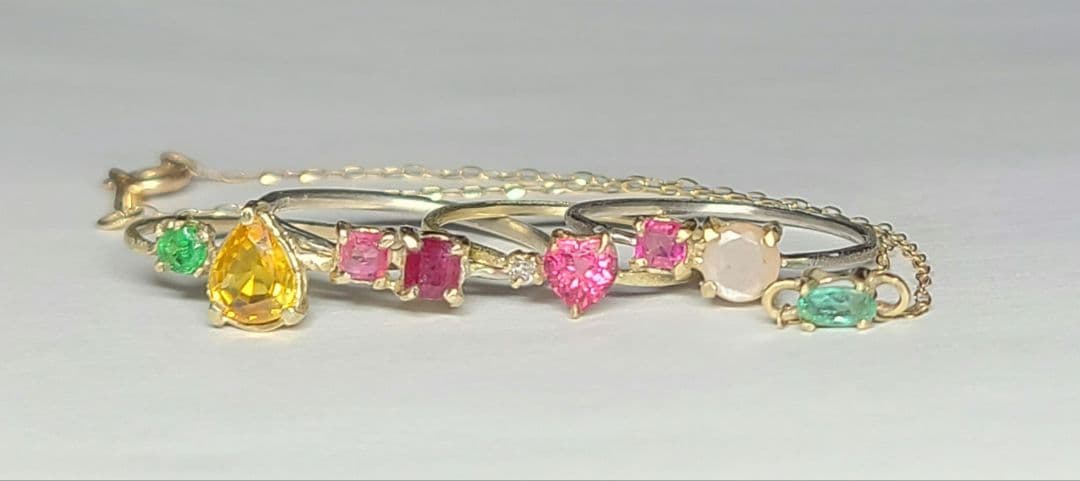 ミラノ★タンザニア産ピンクスピネルハートシェイプ★オーダー