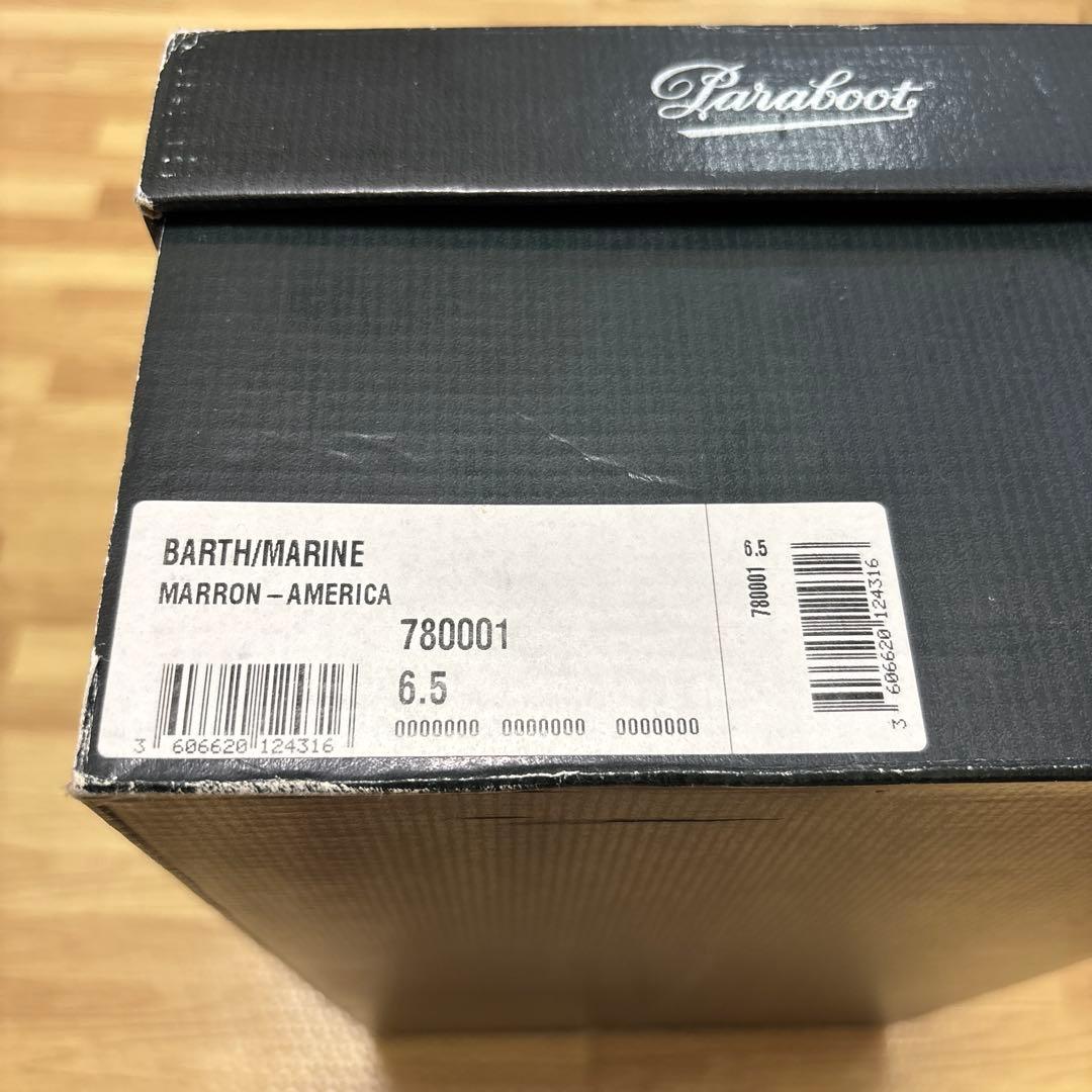 Parabootパラブーツ　BARTH バース　6.5