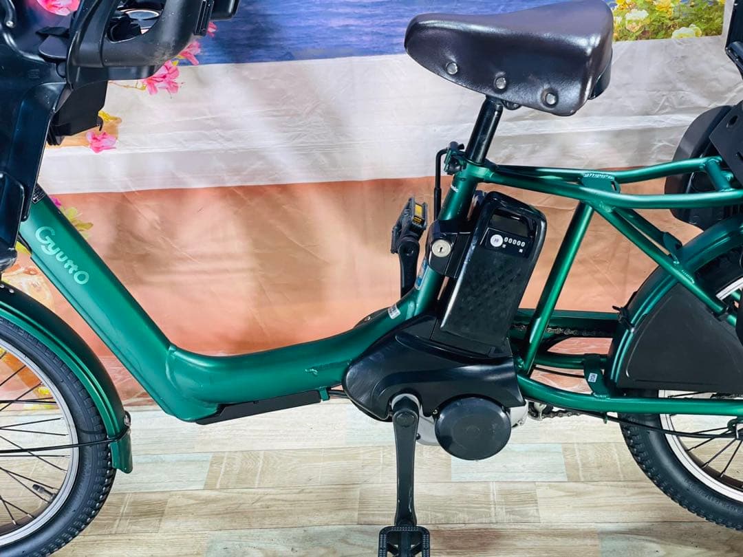 1年保証　2022年！ギュットアニーズ⭐️16AH！子供乗せ電動自転車Y3124
