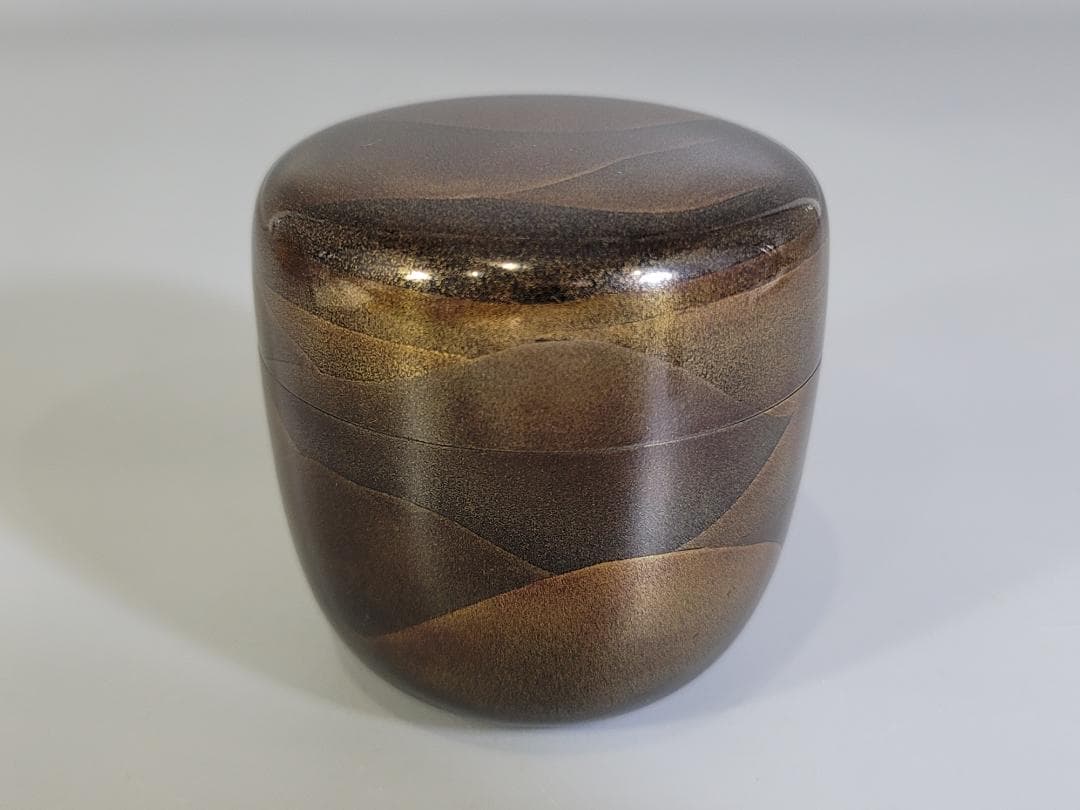 茶道具 遠山 蒔絵 棗 在銘 共箱