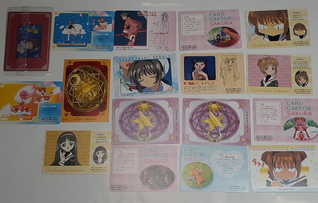 カードキャプターさくら　CCさくら PPカード、原画カード等17枚セット