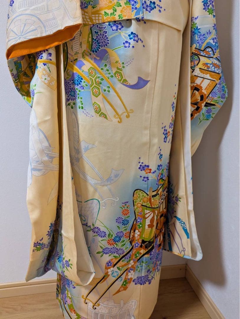 ♢ラ・ソールの端折りが素敵な二部式着物♢振袖