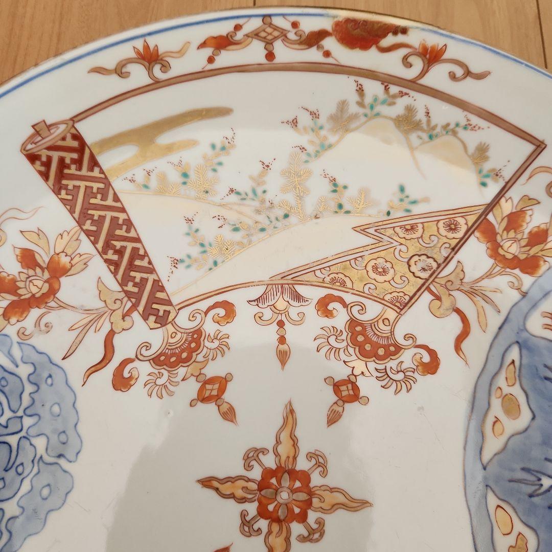 古伊万里金蘭手大皿