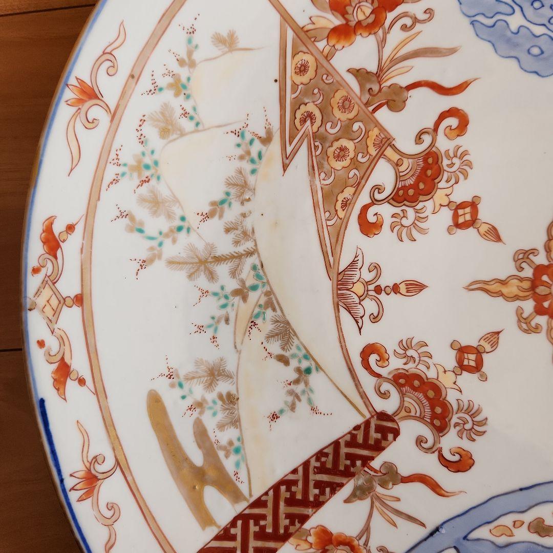 古伊万里金蘭手大皿