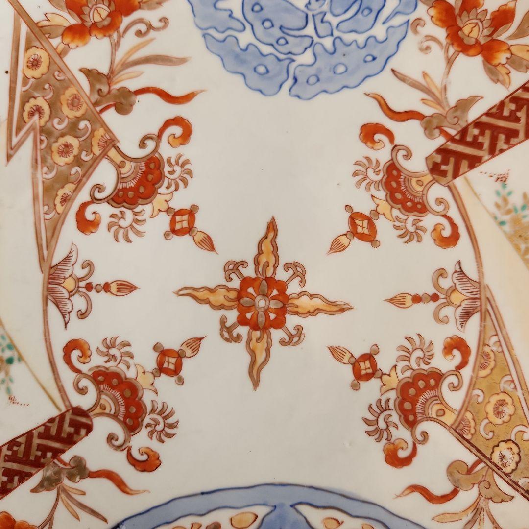 古伊万里金蘭手大皿