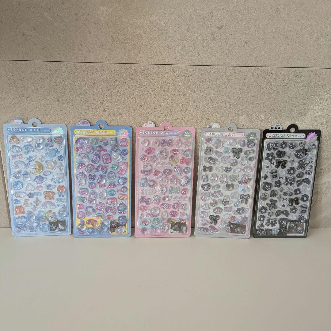 【お値下げ】ボンボンドロップシール♡まとめ売り　25枚+シール帳