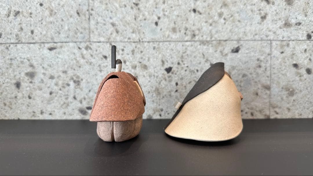 永田みどり　陶雛セット　ナチュラン限定　古陶里　ひなまつり　雛人形