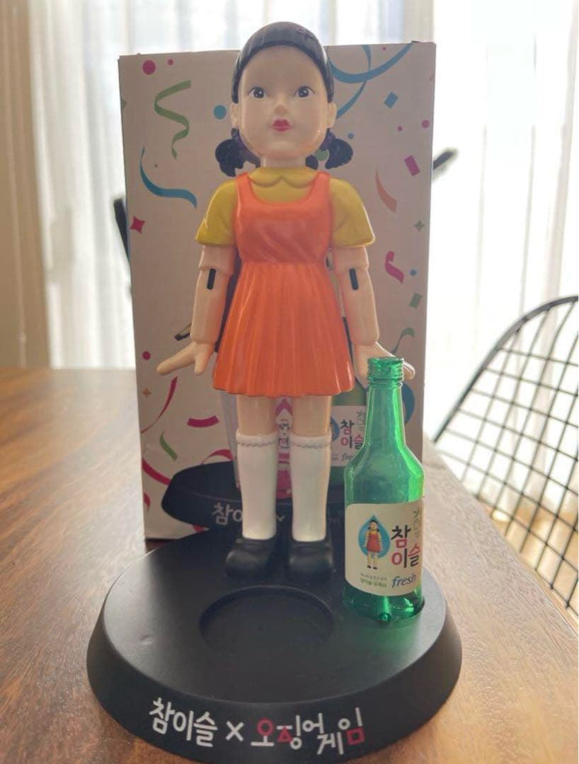 【韓国限定】チャミスル　イカゲーム　ヨンヒ　ルーレット　ヨンヒ人形