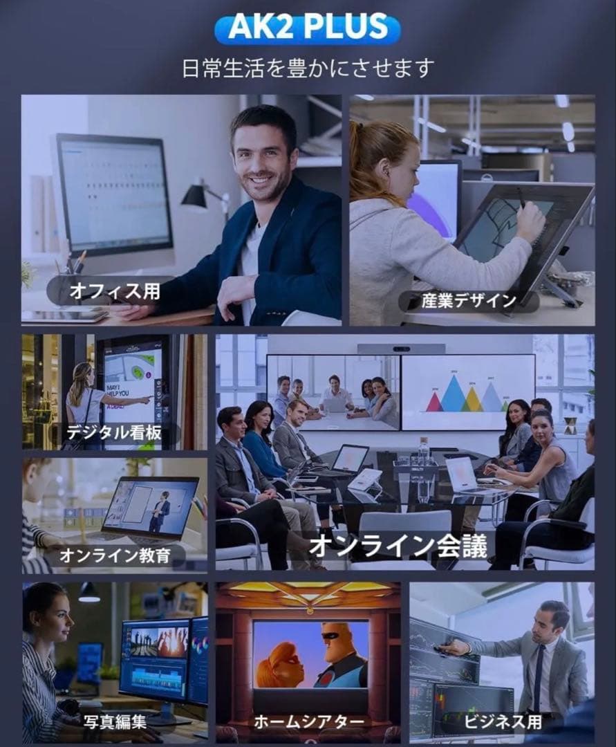 高速動作mini pc n100最大3.4GHz 8GBDDR4 256GB