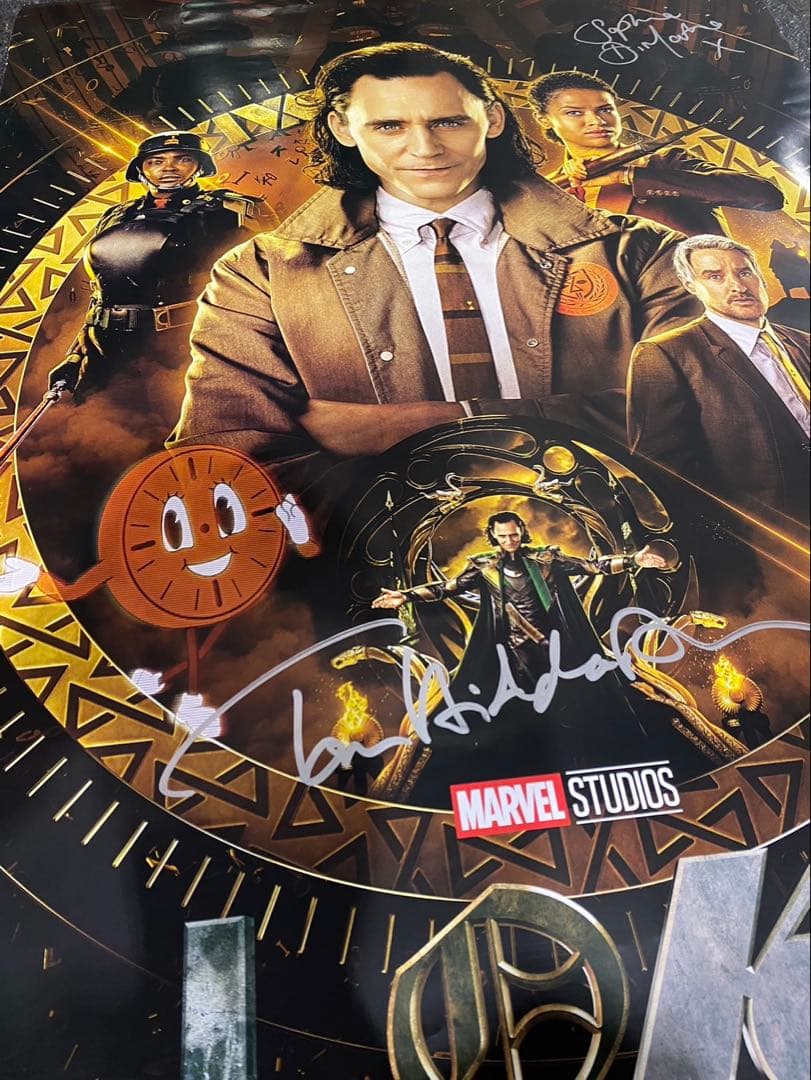 marvel Loki/ロキ　サイン入りポスター(額縁なし)