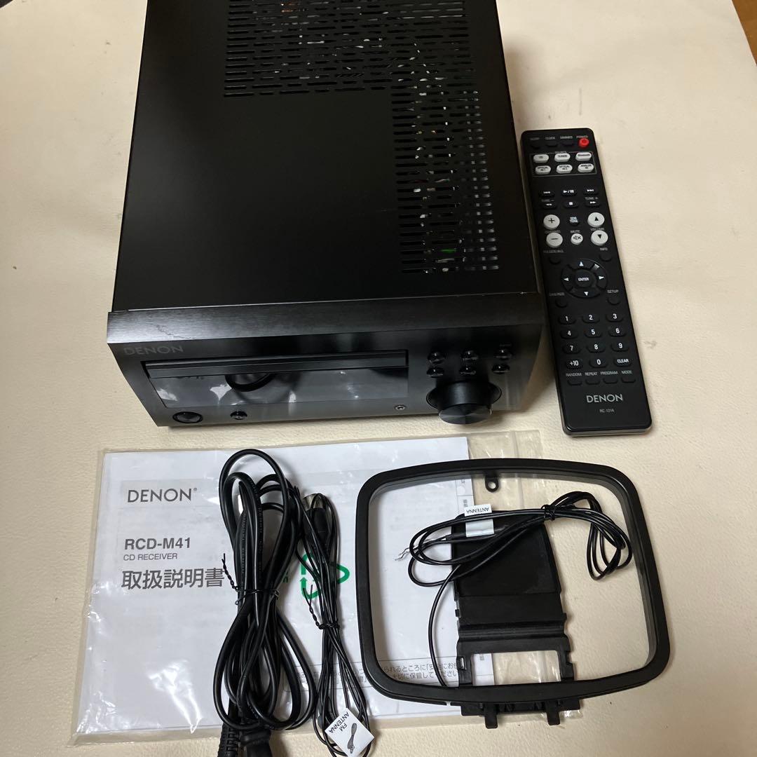 DENON CDレシーバー RCD-M41K　整備動作品 2019年製