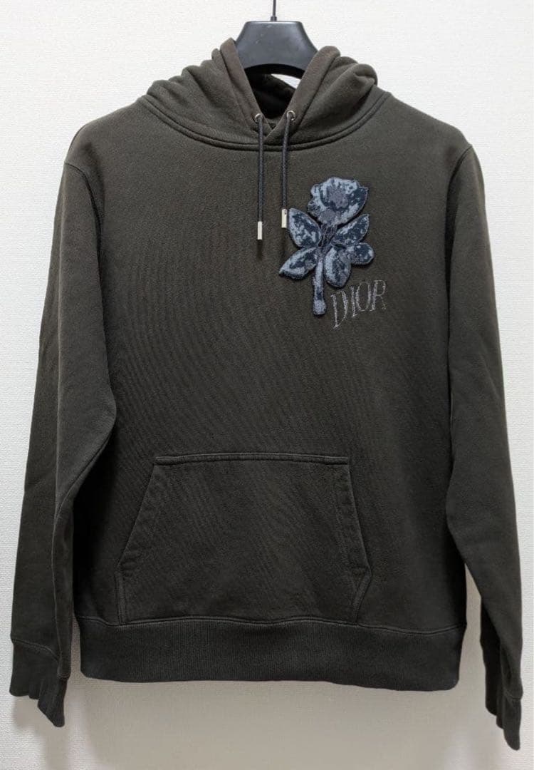 難あり、クリスチャンディオール　花柄　パーカー　スウェット