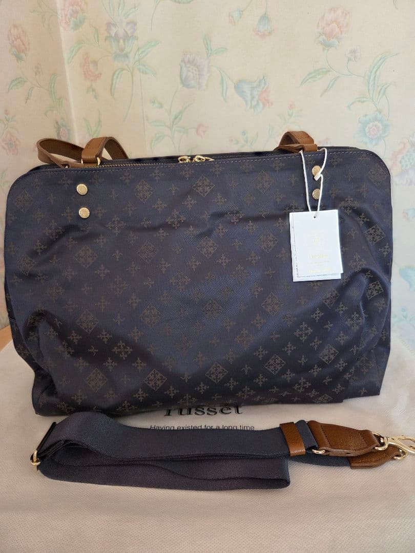 ネイビー ナイロン ショルダーバッグ