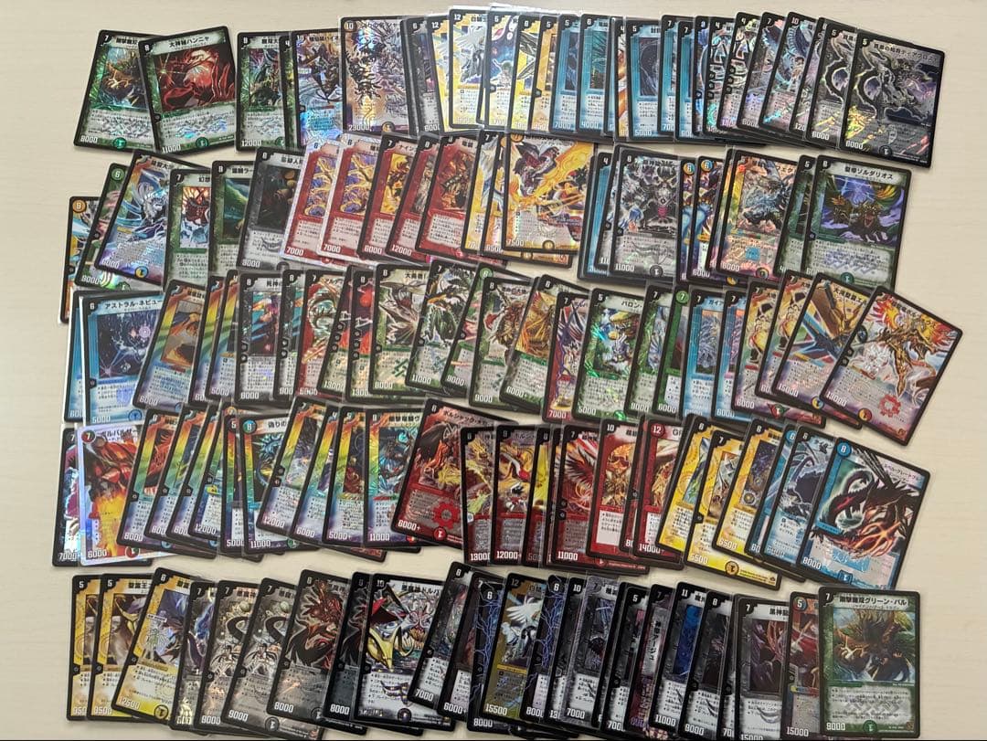 デュエルマスターズ デッキ 8個+スーパーレア、ベリーレア セット 引退品