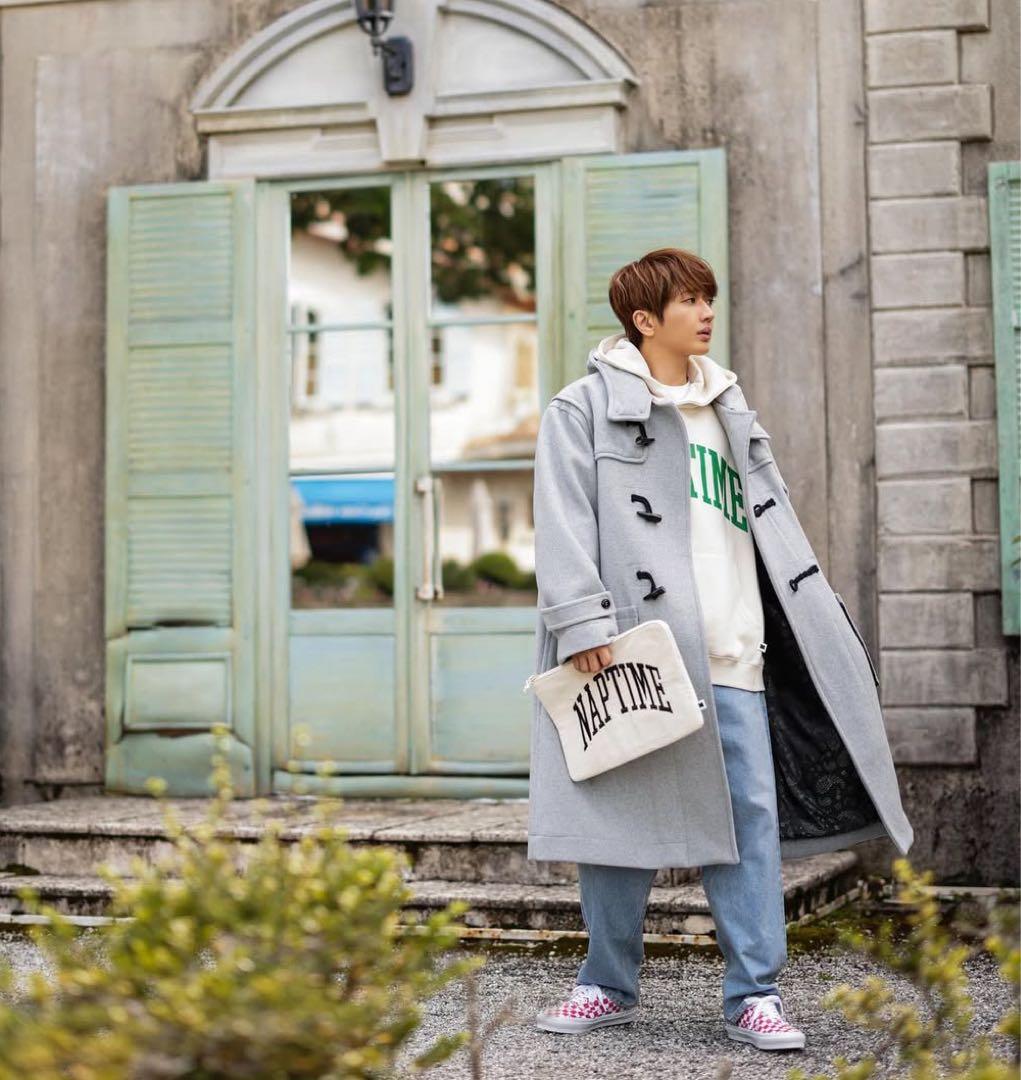 ナップタイム　naptime. Nissy 西島隆弘　コート　グレー