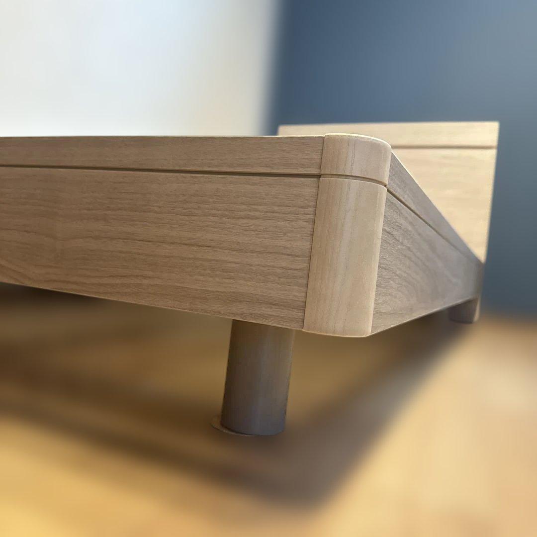 【美品】SIMONS シングル木製ベッドフレーム スラット式