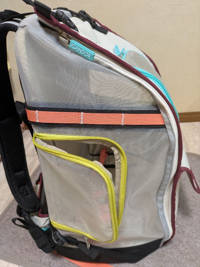 ICANDOR　犬猫キャリーバッグ MISTYGrey