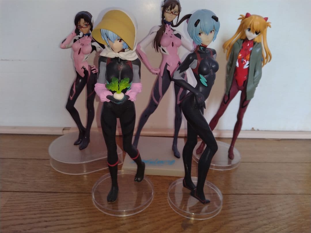 エヴァンゲリオン 綾波レイ・アスカ・マリ・渚カヲルフィギュアまとめ売り