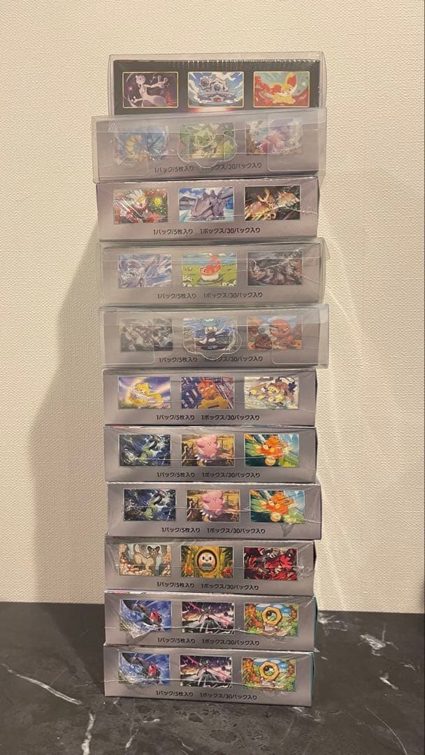 とんちゃん様　ポケモンカード　ボックス11箱　シュリンク付き 保護ケース付き