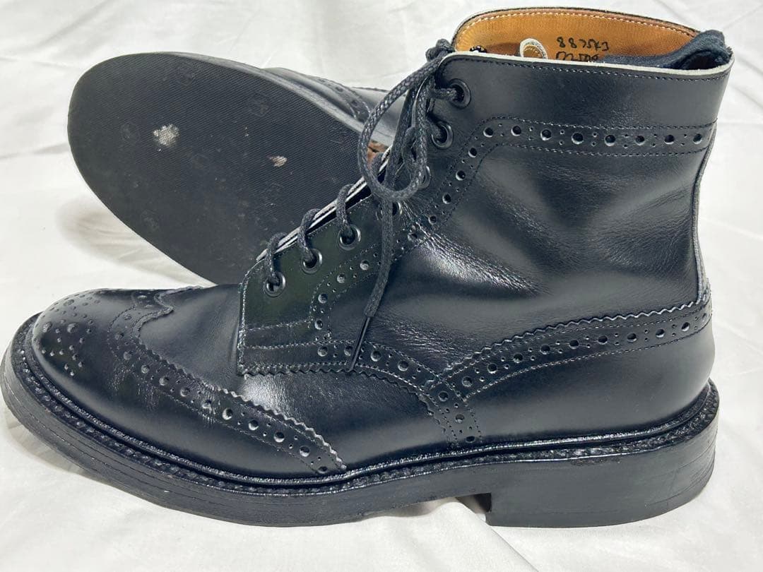 Tricker's / MALTON / M2508 / 黒 7.5 箱無し