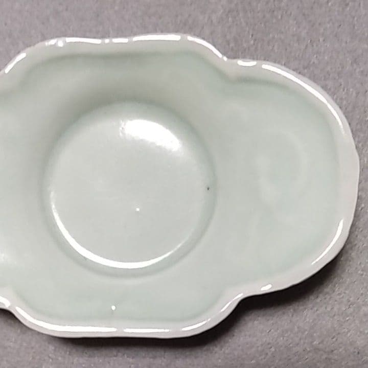 古伊万里青磁茶托　(NO1)　古伊万里皿　古伊万里茶碗　茶道具　煎茶道具