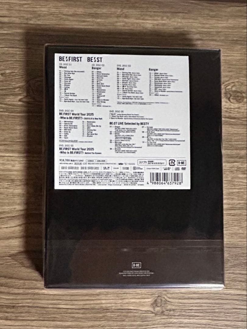 【BE:FIRST BE:ST】 BMSG MUSIC SHOP 限定版