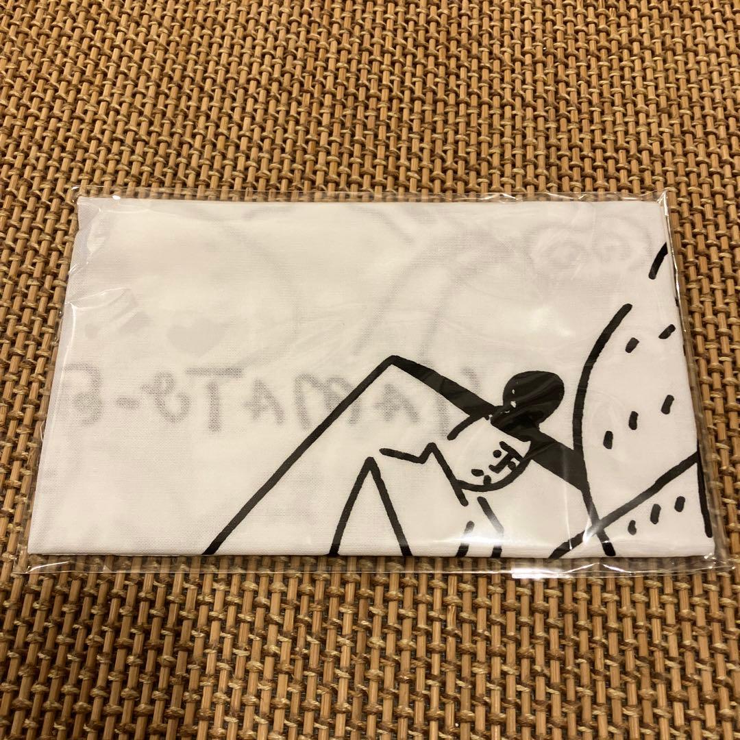 長場雄　てぬぐい　鳥獣戯画B