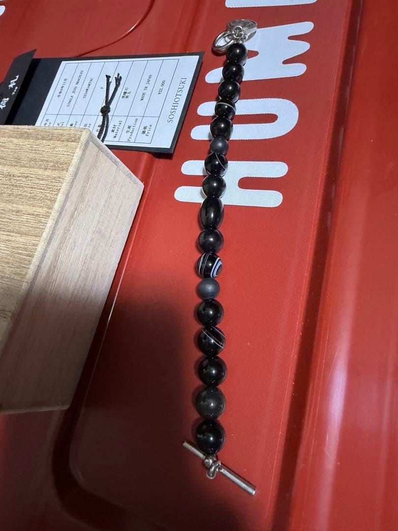 アクセサリー SOSHIOTSUKI SINGLE JUZU BRACELET 23aw