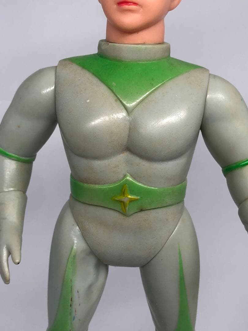 ミラーマン ブルマァク製 面取れ レトロソフビ 18.5センチ BULLMARK