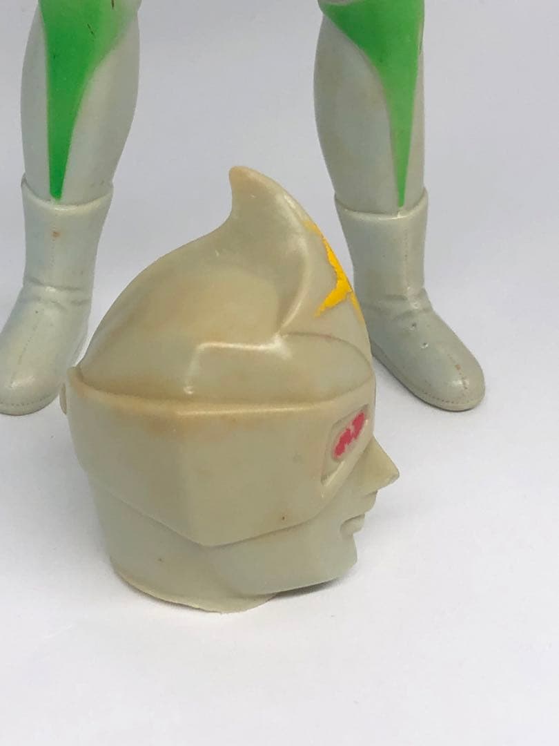 ミラーマン ブルマァク製 面取れ レトロソフビ 18.5センチ BULLMARK