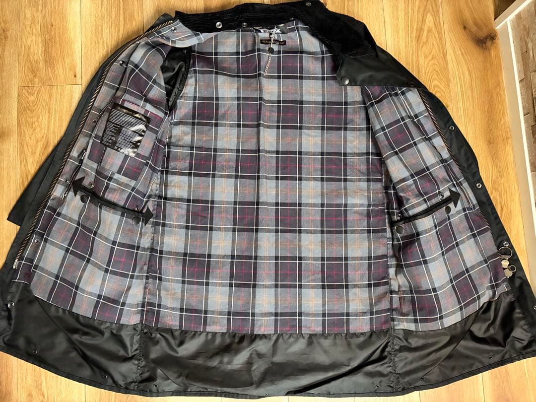 【英国製3ワラント】Barbour BODER Lサイズ ブラック