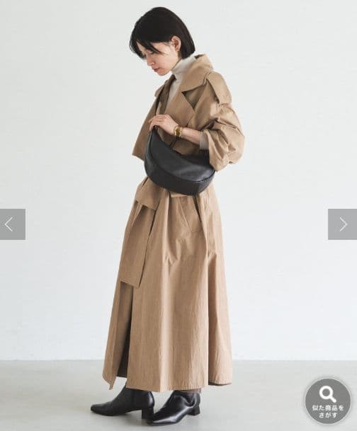 [新品未使用]russet ソフトレザーラウンドショルダーバッグ　ブラック