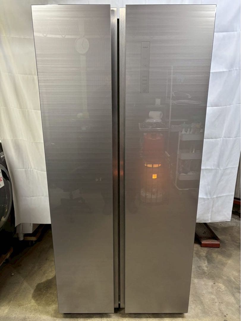 AQUA 冷蔵庫 AQR-SBS45H 2018年製 449L 観音開き